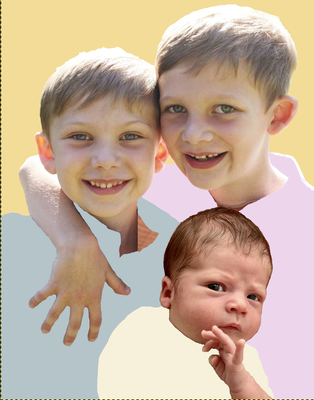 Replacing the background in the photo with a uniform color